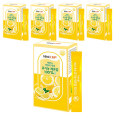 로엘 웰업 데일리 톡톡 유기농 레몬즙 14p, 280g, 5개
