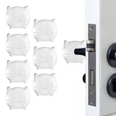 아이끌레 에어 투명 문 보호 패드, 고양이, 8개