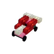 LIGHT STAX 手作小顆粒系列 亮亮積木 聲控版 亮亮小車 紅色款, 紅色款 亮亮小車, 1組