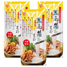 中農 馬尾絲寬粉, 寬、薄、透、軟、Q, 軟嫩帶Q脆, 久煮不爛, 全素, 清真HALAL認證, 200g, 3包