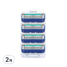 Q.zio 吉列Fusion鋒隱系列適用刮鬍刀頭, 2組, 4入