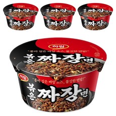 하림 볶은짜장면 컵 107g, 4개