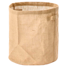 MUJI 無印良品 黃麻收納袋, 圓形, 黃麻, 1個