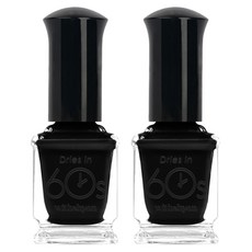 withshyan 60秒快乾指甲油, M059 Black(流光), 9ml, 2瓶