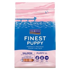 FISH4DOGS 幼犬用無榖低敏乾糧, 1.5kg, 1個, 鮭魚