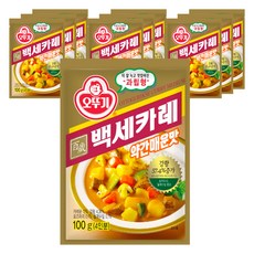 OTTOGI 不倒翁 百歲薑黃咖哩粉 微辣, 100g, 10包