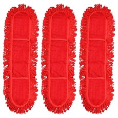 월드크린 리스킹 기름걸레 적색, 3개