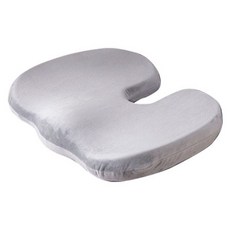 Simple Line 矯正姿勢記憶棉臀部坐墊, 灰色