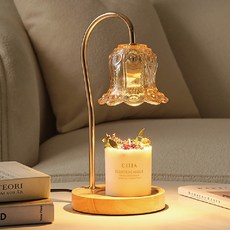 Maxcelia 瑪莎利亞 琉璃香氛融蠟燈 MX-0050CW5 110V/60Hz, 透明色 + 玫瑰色