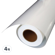 白色BOPP雙軸延伸非黏著特殊薄膜 0.08T(80mic), 4個