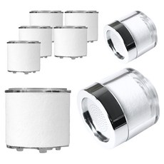 bathtem 水龍頭過濾器+替換濾芯 3入組, 鍍鉻, 2組