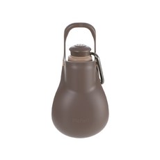 Richell 利其爾 散步兩用飲水器 寵物水壺, 1個, 深棕