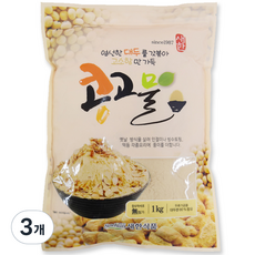 새한식품 콩고물, 3개, 1kg