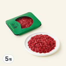 유기축산물 인증 산청 한우 칼다짐육 1등급 (냉장), 200g, 5개