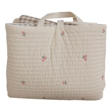 아솜느 순면 100수 낮잠패드 일체형, 블라솜 + 체크(뒷면)