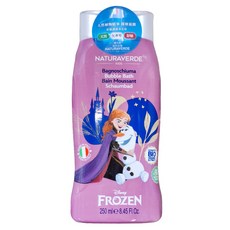 NATURAVERDE 冰雪奇緣 舒敏泡泡沐浴露 矢車菊 4歲以上, 250ml, 1瓶