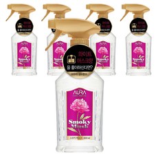 아우라 섬유 향수, 400ml × 스모키 머스크 × 5개