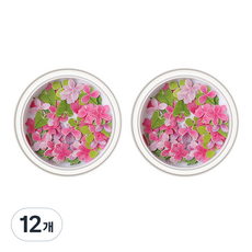 Market A 迷你花朵紙漿美甲貼飾 2入 TYPE05, 12個