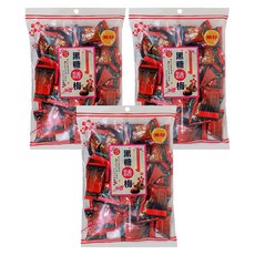 福伯 黑糖無籽話梅 口感濃郁 滋味香醇 酸酸甜甜, 225g, 3袋