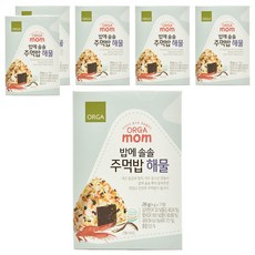 ORGA 孩童拌飯海苔香鬆, 海鮮口味, 28g, 6盒