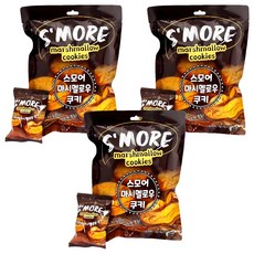 스모어 마시멜로우 쿠키, 110g, 3개