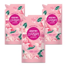 샤프란 케어 스타일러 섬유탈취제 은은한향 리필, 400ml, 3개