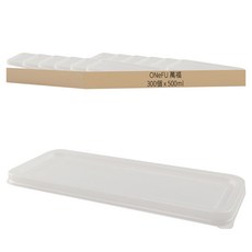 萬福 植纖輕食PP磨砂蓋 OF-123, 300個裝, 1箱