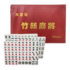 大台灣 竹絲麻將 30mm, 1盒