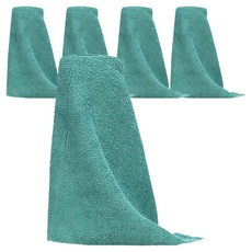 Monopoly 超細纖維可水洗抹布毛巾 綠色, 50張, 5個