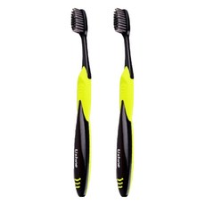 팡팡카트 블랙 칫솔 그린, 1개입, 2개