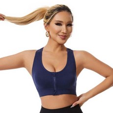 투이스타 앞지퍼 서포트 헬스 운동 스포츠 브라