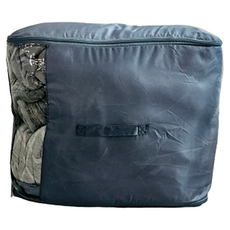 棉被衣物壓縮整理箱, 灰色, 1個, 1個