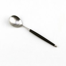 Bogen Le Bien 緞面餐具沙拉匙, 1個, 黑色