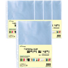 ECO Chungwoon 加厚透明文件夾內頁 A4, 5個, 20枚入