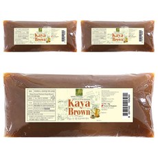 카야하우스 프리미엄 카야브라운 잼, 1kg, 3개