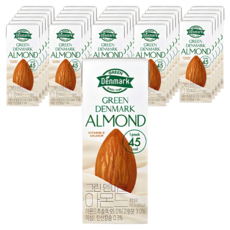 덴마크 그린덴마크 아몬드, 190ml, 48개