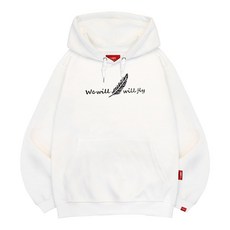 L.LAMO 3H 浮雕羽毛連帽T恤