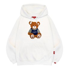 L.LAMO 熊玩偶印花連帽衫