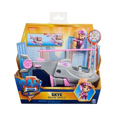 nickelodeon 汪汪隊立大功大電影 救援車系列 天天 + 直升機 變形機關設計, 天天 灰色 + 粉色, 1個