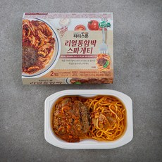 하티스푼 리얼통함박 스파게티, 335g, 2개