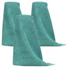 Monopoly 超細纖維可水洗抹布毛巾 綠色, 20張, 3個