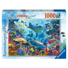 維寶拼圖 珊瑚礁靜修處 1000片 海洋主題, 1盒