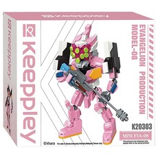 Qman 積木 新世紀福音戰士系列 迷你8號機, 1個