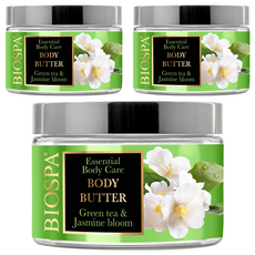 SEA OF SPA 綠茶茉莉花精華霜, 350ml, 3罐