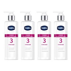 Vaseline 凡士林 全能精華身體乳 菸鹼醯胺 淨光無暇, 250ml, 4瓶
