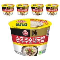 오뚜기 컵밥 순후추 순대국밥, 5개, 290.5g