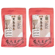 蔘大王 黑蕎麥茶包，幫助消化，調整體質, 6g, 20包, 2袋