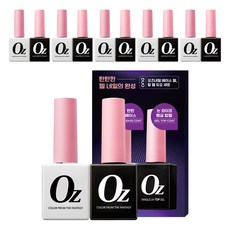 Oznail 基礎上層凝膠 2 件裝, 6組, 基礎凝膠 10 毫升 + 纏結頂部凝膠 10 毫升