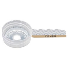 瓶裝水吸管蓋, 20個, 透明