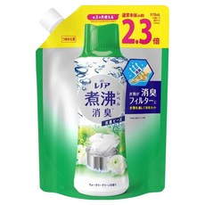 Lenor 蘭諾 日本原裝進口 煮沸消臭 衣物芳香豆系列 綠霧清香 補充包, 970ml, 1包